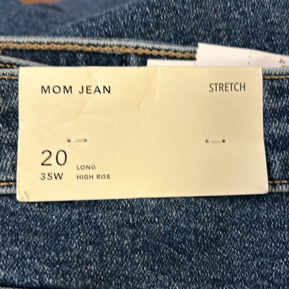 American Eagle NWT 20 Long Mom Jean - Picture 6 of 7